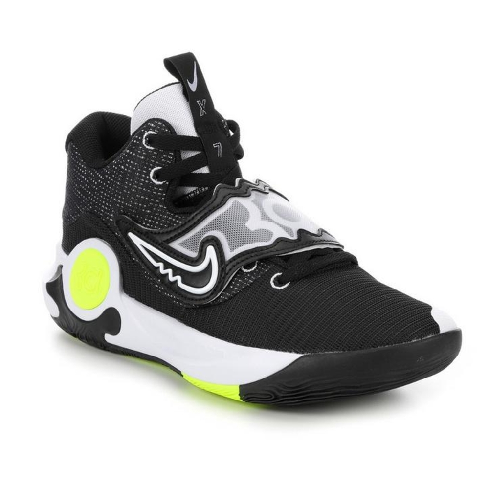 Nike Black and White Sneakers with Padded Collar